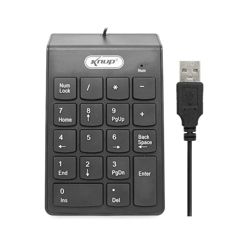 Teclado Numerico Usb Retratil Knup Kp2003 Cod: 361